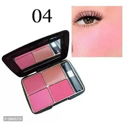 Blush 4 Multicolor Shades Ultra Blusher, Face Makeup Palette 4 Color-thumb0