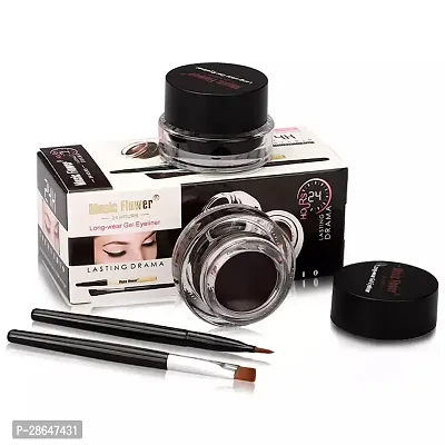 Gel Eyeliner With Brush 32gm - Brown, Black-thumb0