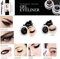 Gel Eyeliner With Brush 32gm - Brown, Black-thumb2