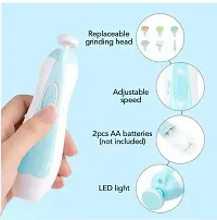 Baby Electric Nail Trimmer for New Born Baby with 6 Grinding Heads-thumb1