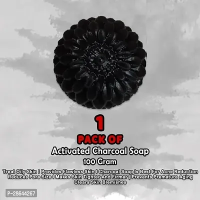 Activated Charcoal Handmade Bathing Shop 100gm-thumb0