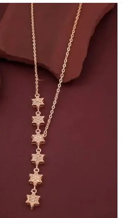 Wonderful Star Plated Necklace Chain For Womens