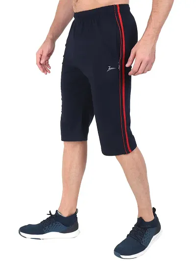 Saklana Men's Cotton 3/4 Capri Regular Shorts Pack of 2 (Mens Capri_Black  Grey_X-Large) : Amazon.in: Clothing & Accessories