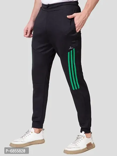 Plain Black Polyester Track Pants at Rs 160/piece in Meerut | ID:  18792980655