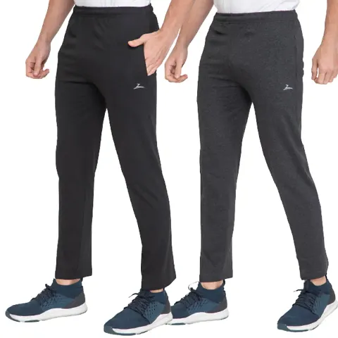 Neo Garments Mens Cotton Trackpant Combo Pack of 2