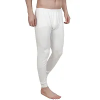 Zeffit Men Lower Thermal Combo With Same Colour- Off White-thumb1