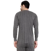 Zeffit Men's Solid Full Sleeve Top Thermal Combo /Upper Wear/Regular Fit Combo Set With Different Color- Grey  Navy-thumb2