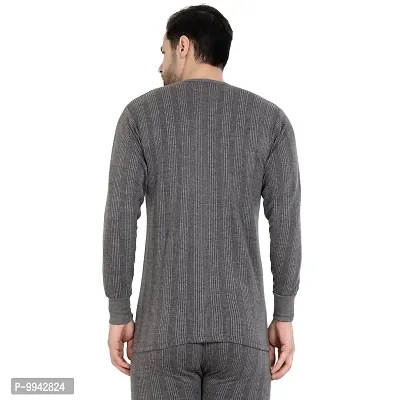 Zeffit Men's Solid Full Sleeve Top Thermal Combo /Upper Wear/Regular Fit Combo Set With Different Color- Grey  Navy-thumb3