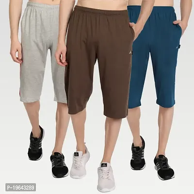 Three fourth shorts hot sale for mens