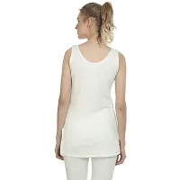 Elegant Cotton Blend Winter Solid Sleeveless Thermal Tops For Women- Pack Of 2-thumb2