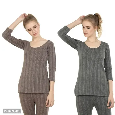 Buy Elegant Cotton Blend Winter Thermal Upper Vest And Slip For Women- Pack  Of 2 Online In India At Discounted Prices