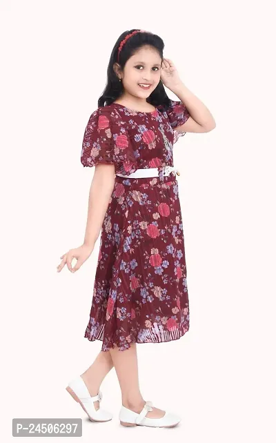 S Kay Fashion Girls Casual Dress Midi/Knee Length SE_D1-thumb4