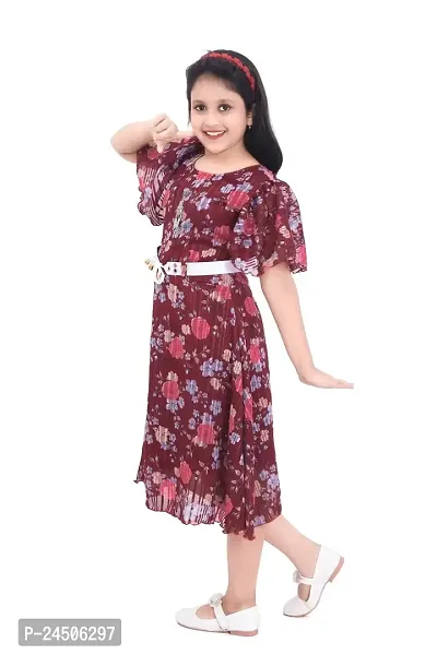 S Kay Fashion Girls Casual Dress Midi/Knee Length SE_D1-thumb3