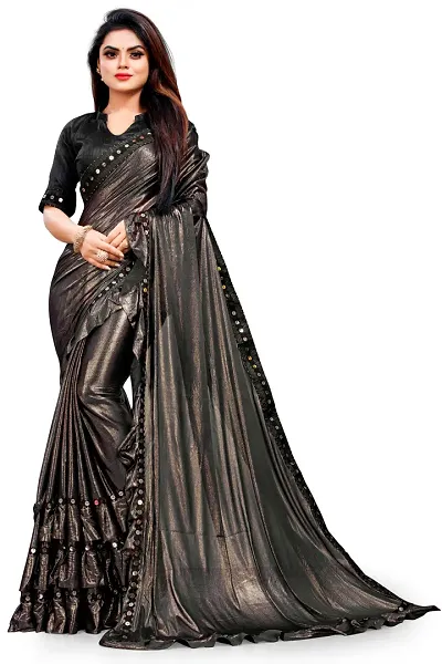 Amiga Fashion Women's Mysore Silk Saree With Blouse Piece