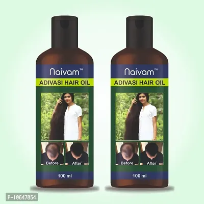 Naivam Adivasi Herbal Hair Growth Oil (Pack of 2 x 100ml)-thumb0