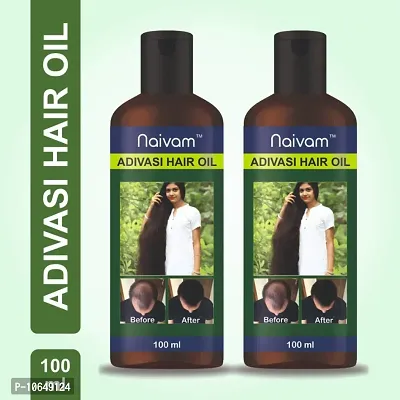 Naivam Adivasi Herbal Hair Growth Oil Hair Care (Pack of 2 x 100ml)-thumb0