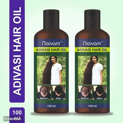 Naivam Adivasi herbal products Adivasi hair oil (Pack of 2 x 100ml)-thumb0