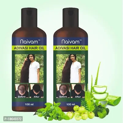 Naivam Adivasi Medicine All Type of Hair Problem Oil (Pack of 2 x 100ml)-thumb0