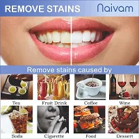 Naivam Activated Charcoal Teeth Whitening Powder (Pack of 2 x 100gm)-thumb2