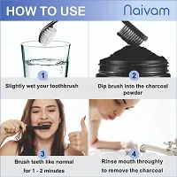 Naivam Activated Charcoal Teeth Whitening Powder (Pack of 2 x 100gm)-thumb4