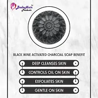 BADAHAIR?Activated Charcoal Soap for skin whitening, Blackheads, Anti Wrinkle, Pimple Skin Care Soap Treat Oily Skin Pack of 4-thumb4