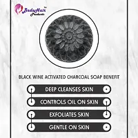 BADAHAIR?Activated Charcoal Soap for skin whitening, Natural Detox, Deep cleaning, Skin care soap(4x100g) pack of 4.Treat Oily Skin Pack of 4-thumb3
