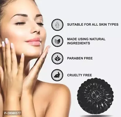 BADAHAIR?Activated Charcoal Soap for skin whitening, Natural Detox, Deep cleaning, Skin care soap(4x100g) pack of 4.Treat Oily Skin Pack of 4-thumb5