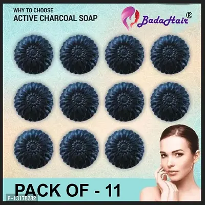 Activated Charcoal Soap For Women Skin Whitening, Acne, Blackheads, Anti Wrinkle, Pimple Skin Care Soap.(Pack Of 11 )