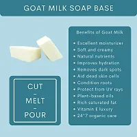Glanz naturals goat milk melt and pour glycerin soap base-1 kg-thumb1