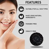 Mahalaxmi Creation Skin Whitening, Acne, Blackheads, Skin Care Morchito Activated Charcoal Soap For Women ( Pack of 2 ) 2 x 100 g-thumb2