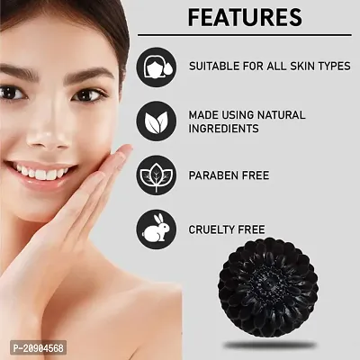 Mahalaxmi Creation Skin Whitening, Acne, Blackheads, Skin Care Morchito Activated Charcoal Soap For Women ( Pack of 2 ) 2 x 100 g-thumb3