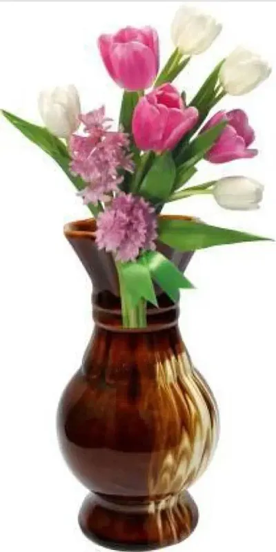 The Class A Ceramic Vases - The Flower Vase Is Made Of High-quality Class A Ceramic With Glazed Finish, With A Smooth Surface And A Clean And Solid White, Showing You A Simple, Elegant  Modern Style.
