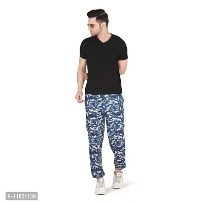 Mens Military Camouflage Print Cargo Joggers-thumb4