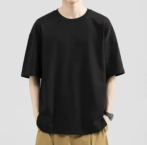 Mens Cotton Blend Stylish Oversized Baggy Tees