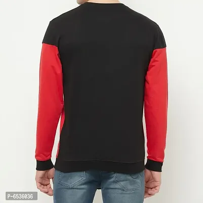 Reliable Multicoloured Cotton Blend Colourblocked Round Neck Tees For Men-thumb4