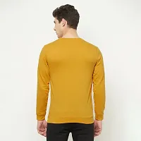 Reliable Yellow Cotton Blend Colourblocked Round Neck Tees For Men And Boys-thumb1