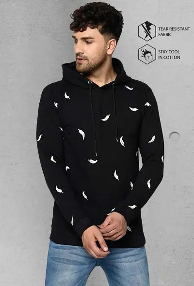 Reliable Cotton Blend Printed Hooded Tees