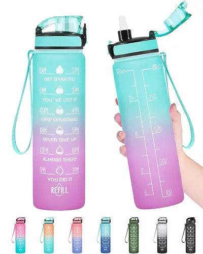 Enerbone 32 oz Water Bottle with Times to Drink and Straw, Motivational  Drinking with Carrying Strap…See more Enerbone 32 oz Water Bottle with  Times