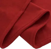 Comfortable Maroon Cotton Solid Blankets-thumb2