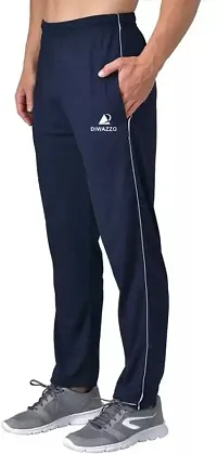 DIWAZZO Latest Mens Solid Track Pants Pack of 2 Bottle&NAVY-PCK2-S-thumb2