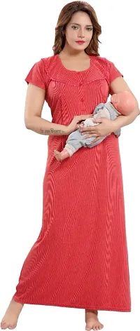 Best Selling Cotton Maternity/nursing Nighty Women's Nightwear 