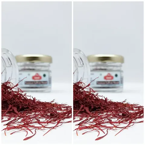 Pure Kashmiri Saffron 0.5 G Pack of 2