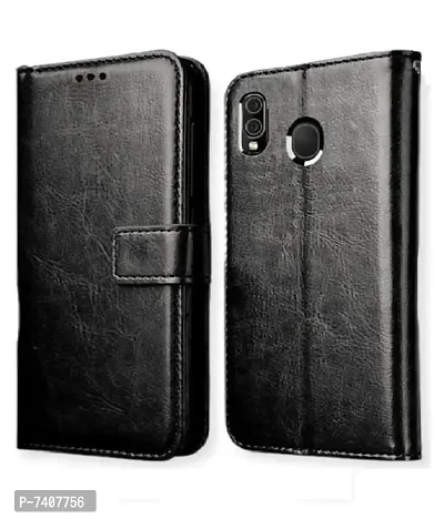 MI REDMI NOTE 7S FLIP COVER BLACK-thumb0