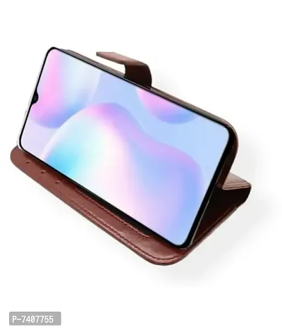 MI REDMI NOTE 7 PRO FLIP COVER BROWN