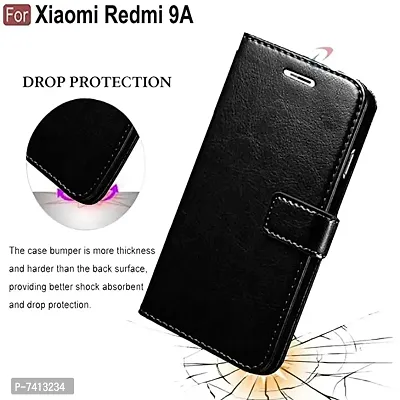 MI REDMI 9i FLIP COVER BLACK-thumb0