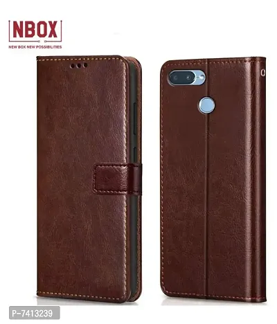 MI REDMI 6 FLIP COVER BROWN