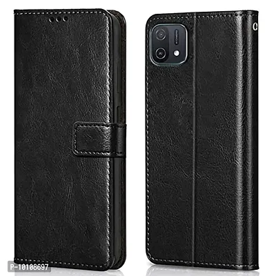 Gunvar India Premium Leather Flip Cover Oppo A16k/A16e-thumb0