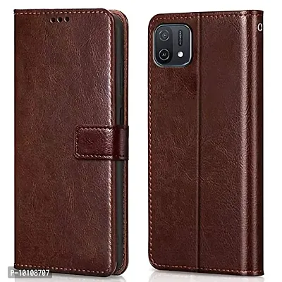 Gunvar India Premium Leather Flip Cover Oppo A16k/A16e-thumb0