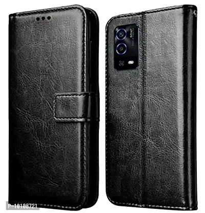 Gunvar India Premium Leather Flip Cover Oppo A55/A16/A53s/A74 5G-thumb0