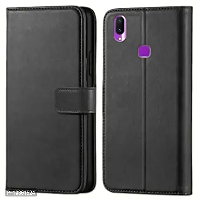 Gunvar Premium Leather Flip Cover Vivo V9/V9 Youth/V9 Pro